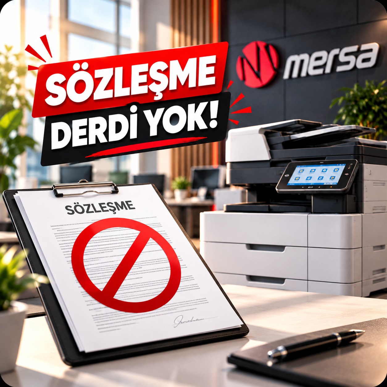 SÖZLEŞME DERDİ YOK!